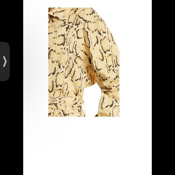 FRAME Python print hooded coat. Women XS - Picture 5 of 6